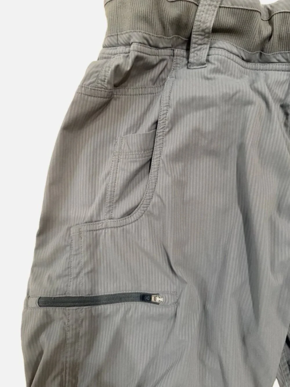 Women's Lululemon Active Drawstring Waist Pants Size M Charcoal Gray